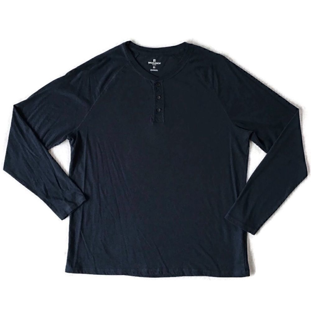 Woolrich Long Sleeve Henley Top